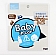 Nokya Decal - Baby In Car Blue/ White - YACTS221