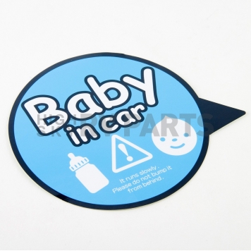 Nokya Decal - Baby In Car Blue/ White - YACTS221-1