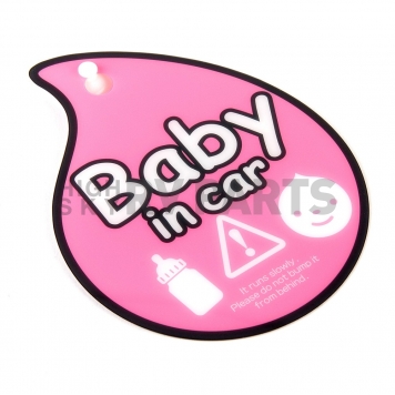 Nokya Decal - Baby In Car Pink/ White - YACTS223-1