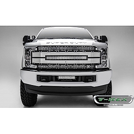 T-Rex Truck Products Grille Insert - Mesh Rectangular Black Aluminum - 6315495