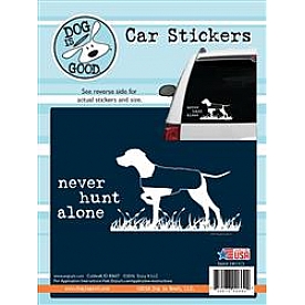 Enjoy It Decal - Never Hunt Alone Vinyl - 19011CS