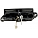 Help! By Dorman Interior Door Handle - Paddle Plastic Black Single - 77116