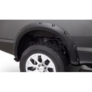 Bushwacker Fender Flare - Black Dura-Flex 2000 ABS Smooth Plastic Matte Set Of 2 - 7001702
