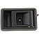 Help! By Dorman Interior Door Handle - Paddle Plastic Black Single - 77120