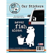 Enjoy It Decal - Never Fish Alone Vinyl - 19014CS