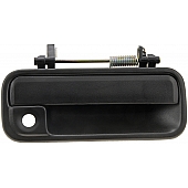 Help! By Dorman Exterior Door Handle - Plastic Black Single - 77374