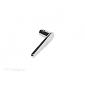 RV Designer Interior Door Handle - Chrome Plated  - L559