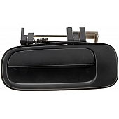 Help! By Dorman Exterior Door Handle - Plastic Black Single - 77386