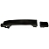 Help! By Dorman Exterior Door Handle - Plastic Black Single - 81557
