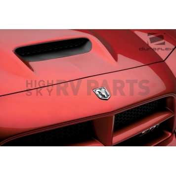 Extreme Dimensions Hood - Primered Fiberglass Black - 104773-1