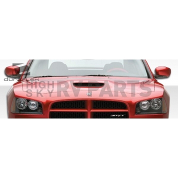 Extreme Dimensions Hood - Primered Fiberglass Black - 104773-2
