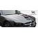Extreme Dimensions Hood - Primered Fiberglass Black - 104773
