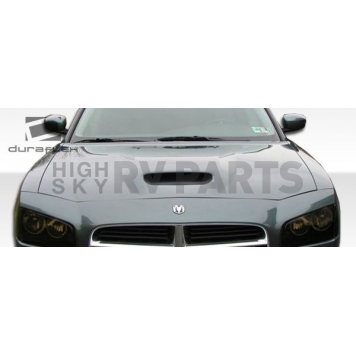 Extreme Dimensions Hood - Primered Fiberglass Black - 104773-5