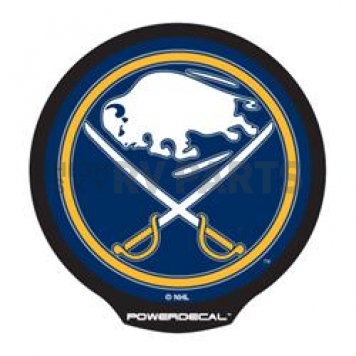 POWERDECAL Decal - Buffalo Sabres Logo Black Plastic 4-1/2 Inch - PWR7501