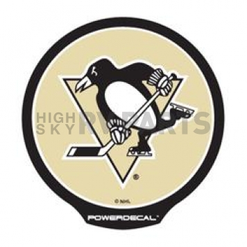 POWERDECAL Decal - Pittsburgh Penguins Logo Black Plastic 4-1/2 Inch - PWR7201