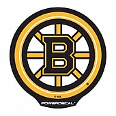 POWERDECAL Decal - Boston Bruins Plastic 4-1/2 Inch - PWR7302