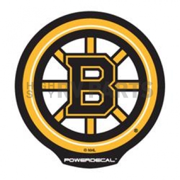 POWERDECAL Decal - Boston Bruins Plastic 4-1/2 Inch - PWR7302