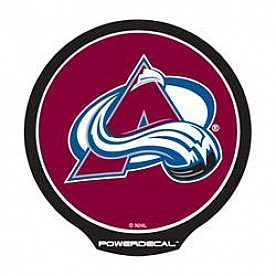 POWERDECAL Decal - Colorado Avalanche Logo Black Plastic 4-1/2 Inch - PWR6901