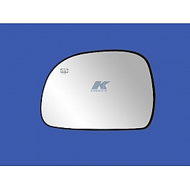 K-Source Exterior Mirror Glass Oval Electric Single - 33054