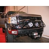 N-Fab Pre-Runner - Textured Powder Coated Black Steel - C073LHTX