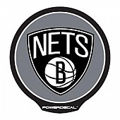 POWERDECAL Decal - Brooklyn Nets Plastic 4-1/2 Inch - PWR67001