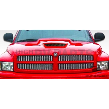 Extreme Dimensions Hood - Primered Fiberglass Black - 105996-1