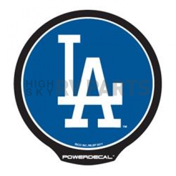 POWERDECAL Decal - La Dodgers Logo Black Plastic 4-1/2 Inch - PWR5601