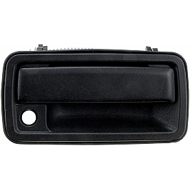 Help! By Dorman Exterior Door Handle - Plastic Black Single - 77244