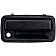 Help! By Dorman Exterior Door Handle - Plastic Black Single - 77244