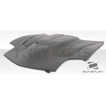 Extreme Dimensions Hood - Primered Fiberglass Black - 106139