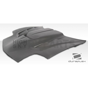 Extreme Dimensions Hood - Primered Fiberglass Black - 106139-4