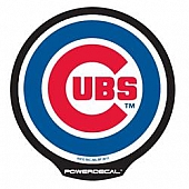 POWERDECAL Decal - Chicago Cubs Logo Black Plastic 4-1/2 Inch - PWR5301