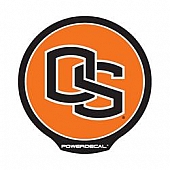 POWERDECAL Decal - Oregon State University Logo Black Plastic 4-1/2 Inch - PWR510301