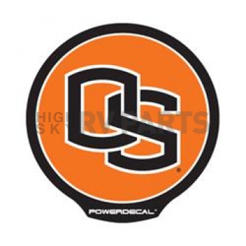 POWERDECAL Decal - Oregon State University Logo Black Plastic 4-1/2 Inch - PWR510301