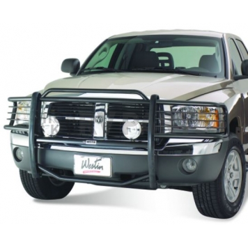 Westin Automotive Grille Guard 1-1/2 Inch Black Powder Coated Steel - 401665-2