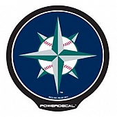POWERDECAL Decal - Seattle Mariners Logo Black Plastic 4-1/2 Inch - PWR4901