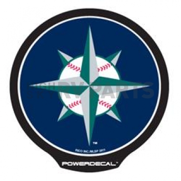 POWERDECAL Decal - Seattle Mariners Logo Black Plastic 4-1/2 Inch - PWR4901