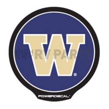 POWERDECAL Decal - University Of Washington Logo Black Plastic 4-1/2 Inch - PWR490201