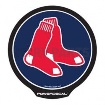 POWERDECAL Decal - Boston Red Sox Logo Black Plastic 4-1/2 Inch - PWR3901