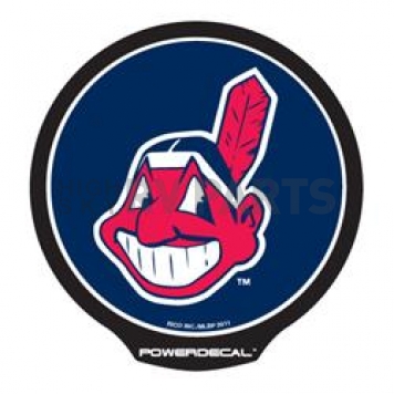 POWERDECAL Decal - Cleveland Indians Logo Black Plastic 4-1/2 Inch - PWR4201