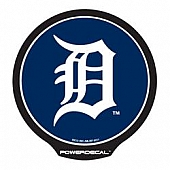 POWERDECAL Decal - Detroit Tigers Logo Black Plastic 4-1/2 Inch - PWR4301