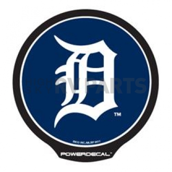 POWERDECAL Decal - Detroit Tigers Logo Black Plastic 4-1/2 Inch - PWR4301