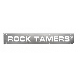 Rock Tamers Mud Flap Weight Rectangle Black Stainless Steel - RT028