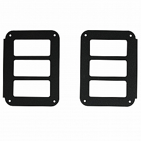 Paramount Automotive Tail Light Guard Stainless Steel Billet Set Of 2 - 510447