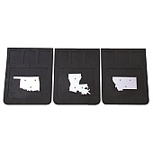 Go Industries Mud Flap Weight - State of Montana Silver Stainless Steel - 716MO