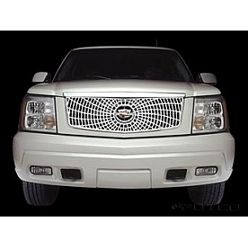 Putco Grille Insert - Polished Aluminum Rectangular - 303115