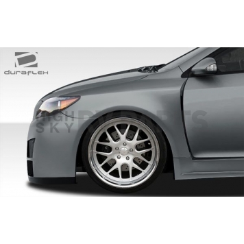 Extreme Dimensions Fender - Fiberglass Black Primered Set Of 2 - 107050-1