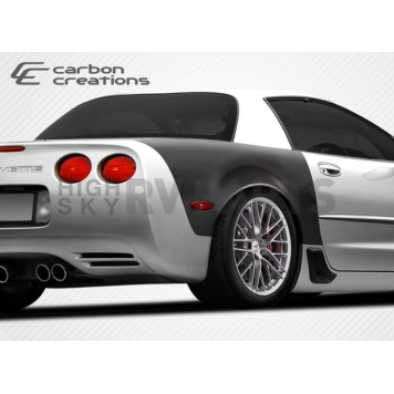 Extreme Dimensions Fender - Carbon Fiber Clear Gloss UV Coated Set Of 2 - 107097