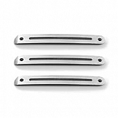 All Sales Exterior Door Handle Trim - Anthracite Metallic Set Of 3 - 3523AM