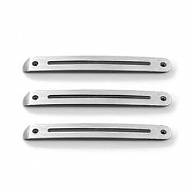 All Sales Exterior Door Handle Trim - Anthracite Metallic Set Of 3 - 3523AM